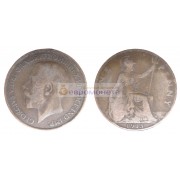 Великобритания 1 пенни 1915 год. Король Георг V