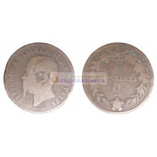 Италия 5 чентезимо 1861 год (N). Король Виктор Эммануил II Италия 5 чентезимо 1861 год (N). Король Виктор Эммануил II