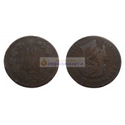 Италия 10 чентезимо 1866 год (.ОМ). Король Виктор Эммануил II