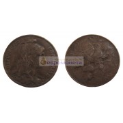 Франция Третья Республика 10 сантимов 1914 год