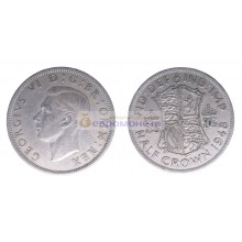 Великобритания ½ кроны (пол кроны) 1948 год. Король Георг VI Великобритания ½ кроны (пол кроны) 1948 год. Король Георг VI