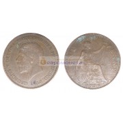 Великобритания 1 пенни 1936 год. Король Георг V