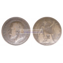 Великобритания 1 пенни 1917 год. Король Георг V