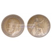 Великобритания 1 пенни 1916 год. Король Георг V