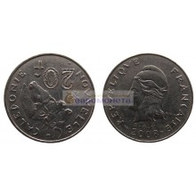 Новая Каледония 20 франков 2008 год