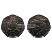 Барбадос 1 доллар 2008 год. Королева Елизавета II