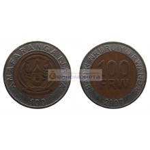 Руанда 100 франков 2007 год Руанда 100 франков 2007 год