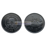 Республика Исландия 1 крона 2006 год 