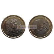 Сан-Марино 1 евро 2009 год, биметалл, АЦ из ролла