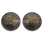 Италия 2 евро 2011 год. 150-летие объединения Италии. АЦ из ролла