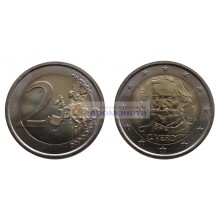 Италия 2 евро 2013 год UNC 200 лет со дня рождения Джузеппе Верди, биметалл. АЦ Италия 2 евро 2013 год UNC 200 лет со дня рождения Джузеппе Верди, биметалл. АЦ