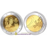 Люксембург 2 евро 2012 год Свадьба, биметалл АЦ из ролла