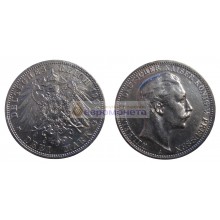 Германская империя Пруссия 3 марки 1909 год A Вильгельм II серебро