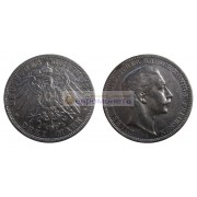 Германская империя Пруссия 3 марки 1910 год A Вильгельм II серебро