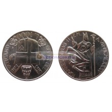 Ватикан 1000 лир 1985 год серебро АЦ 7-й год правления Иоанна Павла II Ватикан 1000 лир 1985 год серебро АЦ 7-й год правления Иоанна Павла II