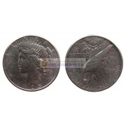 США 1 доллар 1925 год. "S" - Сан-Франциско. Мирный доллар (Peace Dollar). Серебро.