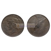США 1 доллар 1924 год. Мирный доллар (Peace Dollar). Серебро.