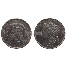 США 1 доллар 1921 год "D" - Денвер. Доллар Моргана. Серебро. США 1 доллар 1921 год "D" - Денвер. Доллар Моргана. Серебро.