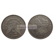 США 1 доллар 1921 год "D" - Денвер. Доллар Моргана. Серебро.