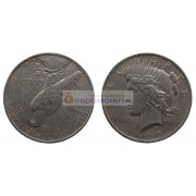 США 1 доллар 1923 год. Филадельфия. Мирный доллар (Peace Dollar). Серебро.