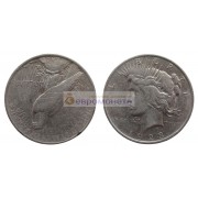 США 1 доллар 1923 год. Филадельфия. Мирный доллар (Peace Dollar). Серебро.