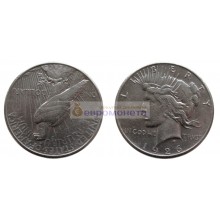 США 1 доллар 1926 год. "S" - Сан-Франциско. Мирный доллар (Peace Dollar). Серебро.