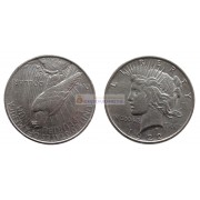 США 1 доллар 1922 год. Филадельфия. Мирный доллар (Peace Dollar). Серебро.