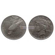 США 1 доллар 1922 год. Филадельфия. Мирный доллар (Peace Dollar). Серебро.