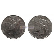 США 1 доллар 1922 год. Филадельфия. Мирный доллар (Peace Dollar). Серебро.