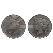 США 1 доллар 1922 год. Филадельфия. Мирный доллар (Peace Dollar). Серебро.