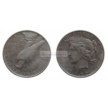 США 1 доллар 1922 год. Филадельфия. Мирный доллар (Peace Dollar). Серебро.