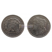 США 1 доллар 1921 год "S" - Сан-Франциско. Доллар Моргана. Серебро. США 1 доллар 1921 год "S" - Сан-Франциско. Доллар Моргана. Серебро.