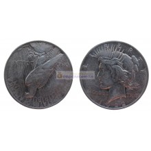 США 1 доллар 1922 год. Филадельфия. Мирный доллар (Peace Dollar). Серебро.