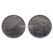 США 1 доллар 1922 год. Филадельфия. Мирный доллар (Peace Dollar). Серебро.