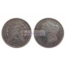 США 1 доллар 1921 год "D" - Денвер. Доллар Моргана. Серебро. США 1 доллар 1921 год "D" - Денвер. Доллар Моргана. Серебро.