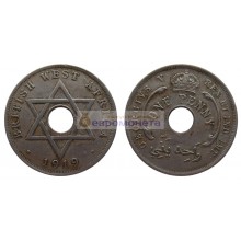 Британская Западная Африка 1 пенни 1919 год. Георг V
