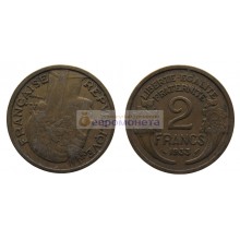 Франция Третья Республика 2 франка 1933 год