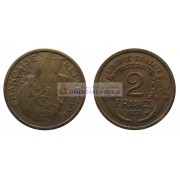 Франция Третья Республика 2 франка 1938 год
