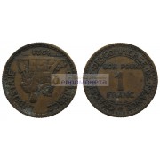 Франция Третья Республика 1 франк 1921 год