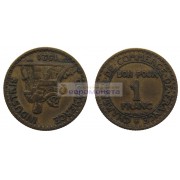 Франция Третья Республика 1 франк 1921 год