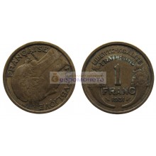Франция Третья Республика 1 франк 1931 год