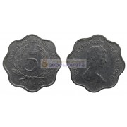 Восточные Карибы 5 центов 1999 год. Королева Елизавета II