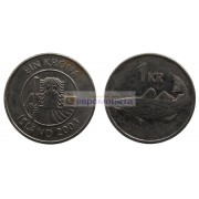 Республика Исландия 1 крона 2003 год 