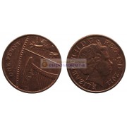 Великобритания 1 пенни 2011 год. Королева Елизавета II