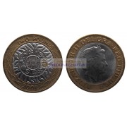 Великобритания 2 фунта  2001 год Королева Елизавета II