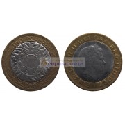 Великобритания 2 фунта  2001 год Королева Елизавета II