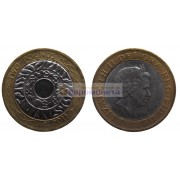 Великобритания 2 фунта  2011 год Королева Елизавета II