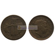 Великобритания 1 фунт 2004 год Мост Форт-Бридж в Шотландии Королева Елизавета II