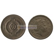 Великобритания 1 фунт 2001 год Королева Елизавета II