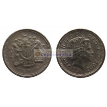Великобритания 1 фунт 2003 год Королева Елизавета II